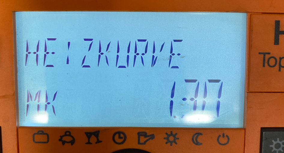 Regler HEIZKURVE MK 1.30